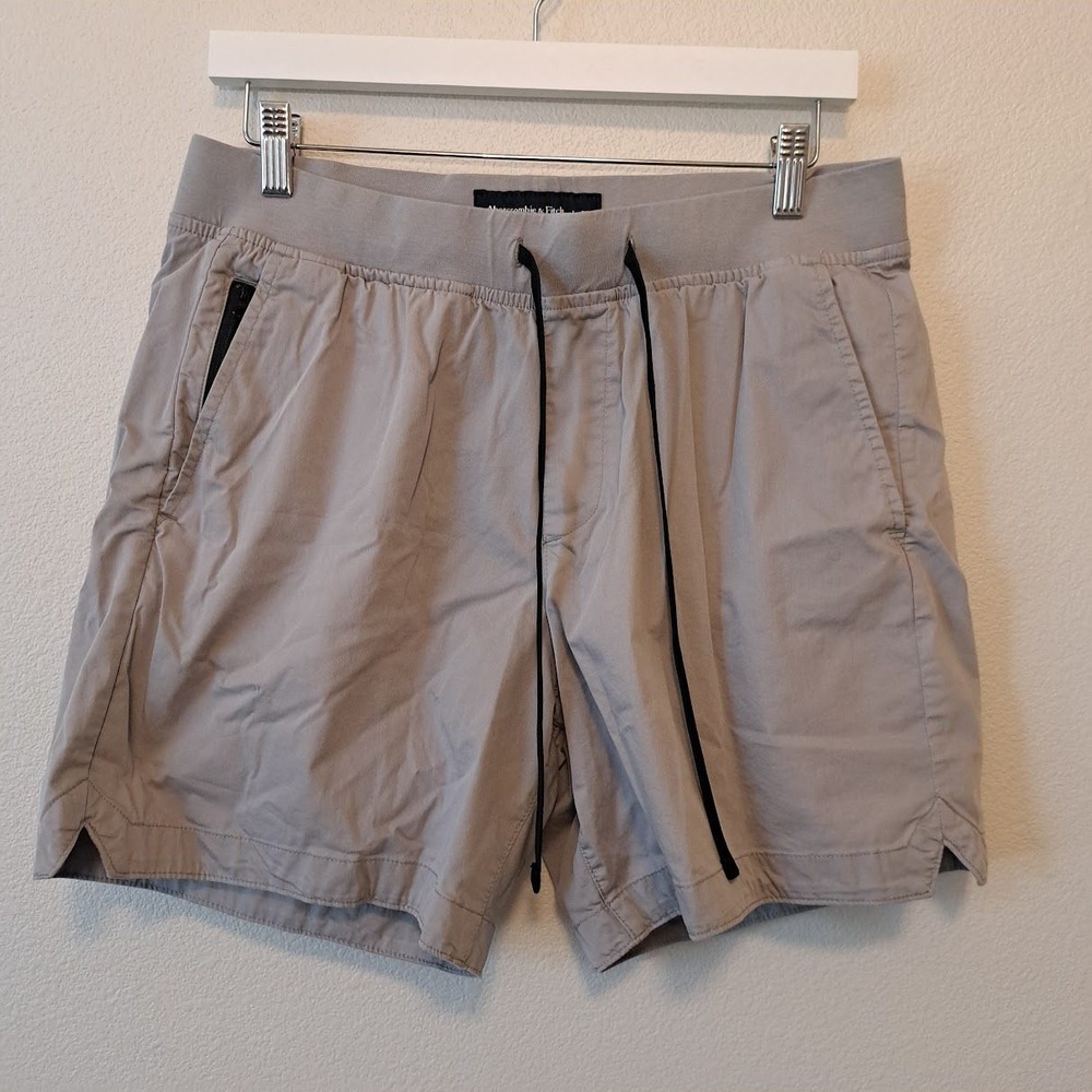 Abercrombie & Fitch All Day Short Stretch Classic Fit Grey Mens Size Medium